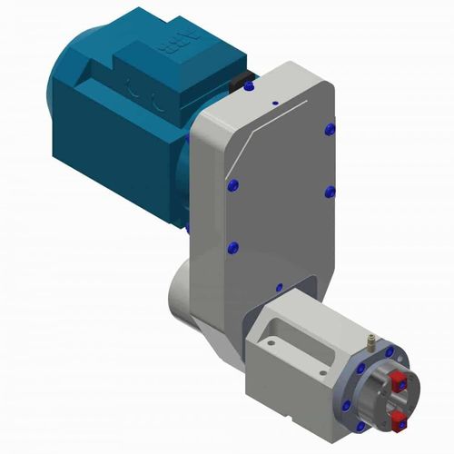 Bearbeitungsspindel - DX22 - EUROMA - Kühlung / mit hydraulischem Antrieb