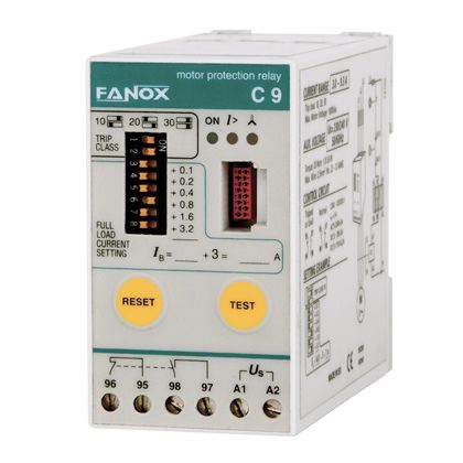 Überlastschutzrelais - C Series - FANOX ELECTRONIC - für Phasenverlust / für Elektromotor / für Schalttafelmontage