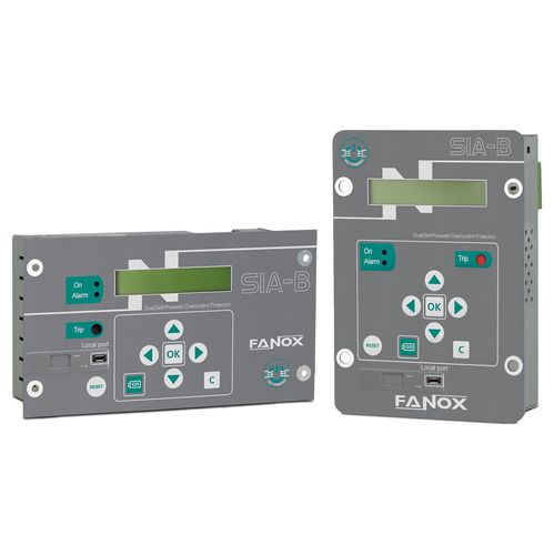 Selbstspeisend-Schutzrelais - SIA-B SPECIFIC - FANOX ELECTRONIC - Fehlerstrom / Überstrom / für Schalttafelmontage