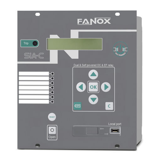 Selbstspeisend-Schutzrelais - SIA-C - FANOX ELECTRONIC - Fehlerstrom / Überstrom / RS485