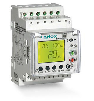 Fehlerstrom-Kontrollrelais - ELR-3B - FANOX ELECTRONIC - AC / DC / für DIN-Schiene