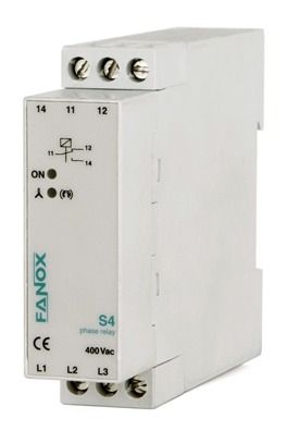 Phasenfolge-Kontrollrelais - S series - FANOX ELECTRONIC - für Phasenverlust / Phasenungleichgewicht / dreiphasig