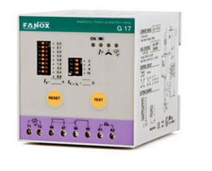 Überlastschutzrelais - G/BG EEx - FANOX ELECTRONIC - Phasenfolge / Phasenungleichgewicht / Temperatur