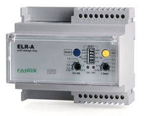 Fehlerstromschutzrelais - ELR-A - FANOX ELECTRONIC - für Elektromotor / für DIN-Schiene / modular