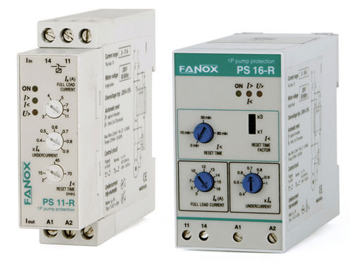 Überlastschutzrelais - PS11-R, PS16R - FANOX ELECTRONIC - Überstrom / einphasig / für Elektromotor