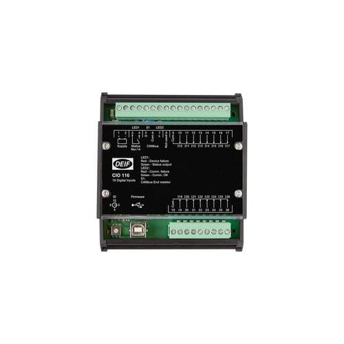 Digitales E/A-Modul - CIO 116 - DEIF - CAN-Bus