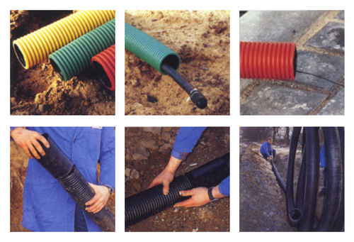 Schutzhülle - EUCAPROTECT - Eupen Plastic Pipe Division - Well / für Kabel / HDPE