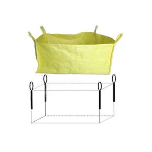 Big Bag / für Baustoffe - Zibo Yundu Plastic Products Co.,Ltd - für Schüttgut / für Risikoprodukte / 4 Schlaufen