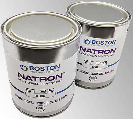 Tinte für Siebdruck - NATRON™ ST Series - Boston Industrial Solutions, Inc. - Tampondruck / für Textilien