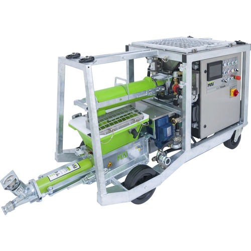 Mobile Betonpumpe - MAI®MULTI MIX FC - Mai International - für Baustelle / für Tunnel / für Untergrund