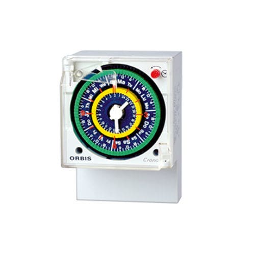 Analoger Zeitschalter - CRONO - ORBIS TECNOLOGÍA ELÉCTRICA - Fronttafeleinbau / für DIN-Schiene