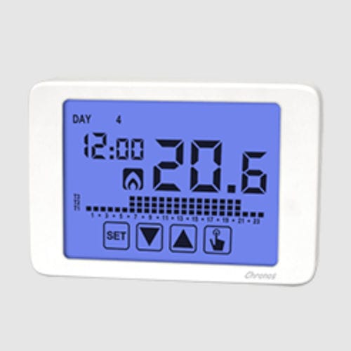 Elektronischer Thermostat - CHRONOS - ORBIS TECNOLOGÍA ELÉCTRICA - für Oberflächenmontage / AC / IP40