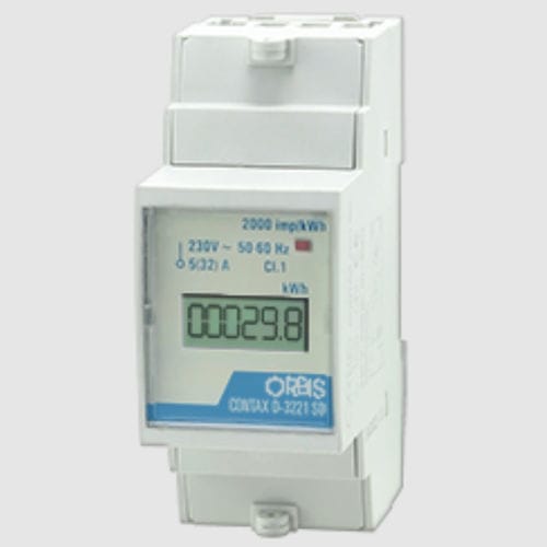 Einphasiger elektrischer Energiezähler - CONTAX D-3221 S0 - ORBIS TECNOLOGÍA ELÉCTRICA - für DIN-Schiene / digital