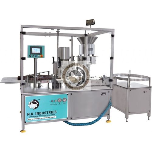 Halbautomatische Füllmaschine - NKPF-120s - N.K. INDUSTRIES - Ampullen / für Pulver / für die Pharmaindustrie