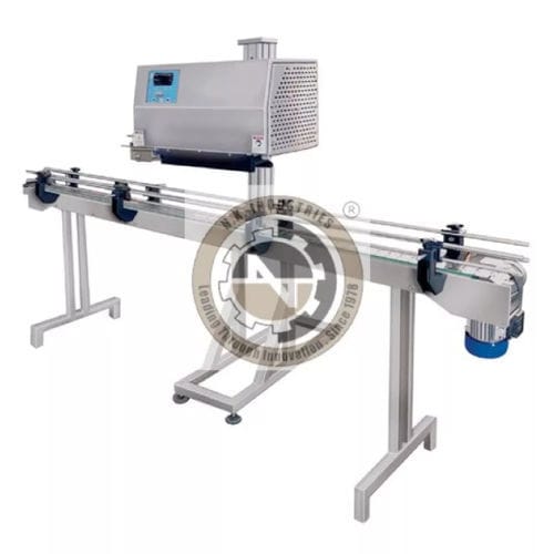 Induktions-Siegelmaschine - N.K. INDUSTRIES - für Flaschen / für Produktionsanlagen / für die Pharmaindustrie