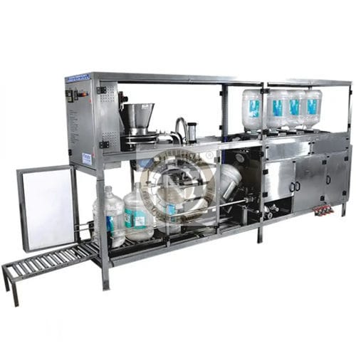 Spül-, Füll- und Verschließmaschine / für Flaschen - NKRFC-120M - N.K. INDUSTRIES - Wasser / Flasche / automatisch