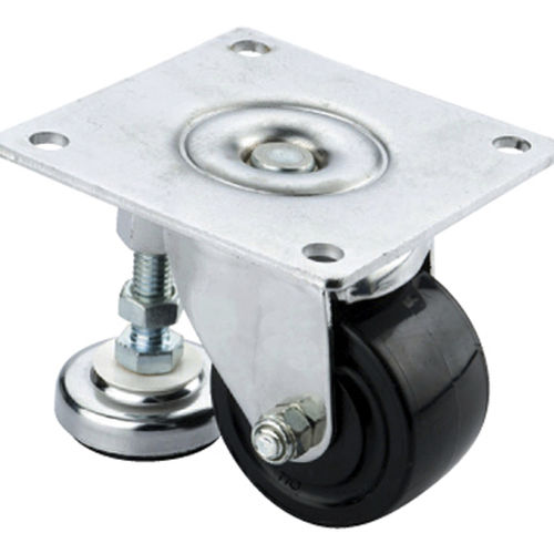 Lenkrolle - AC series - Tai Sam Hardware Corporation - mit Grundplatte / Gewindeschaft / Stahl
