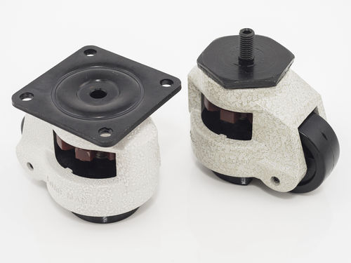 Bockrolle - AC-65 series - Tai Sam Hardware Corporation - mit Grundplatte / Stangen / Stahl