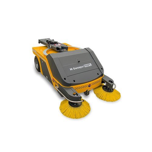 Handgeführte Kehrmaschine - M-Sweeper series - Alpha Technology - elektrisch / für Außenbereich / für den Innenraum