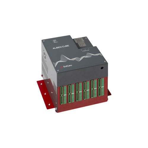 Datenerfassungssystem für Gebäude - DYMAS 24 ALBEN CUBE - SOLGEO SRL - Spannung / Schwingung / Drehzahl