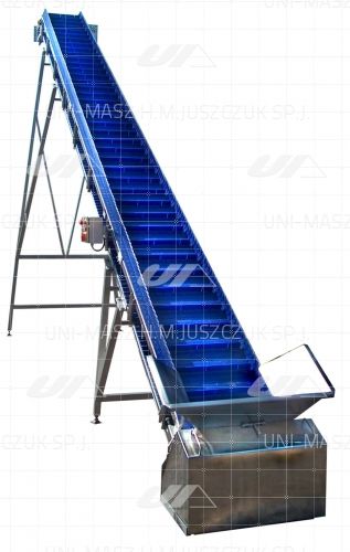 Steilförderer - Uni-Masz H.M. Juszczuk Sp.j. - schräg / für Aufzug / für die Lebensmittelindustrie