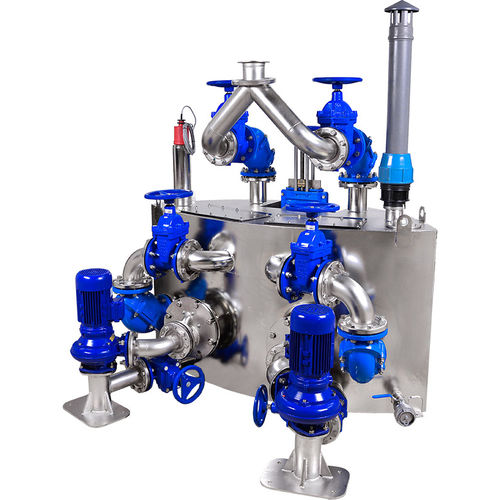 Abwasserpumpwerk - TS series - Hydro-Vacuum - für Untergrund