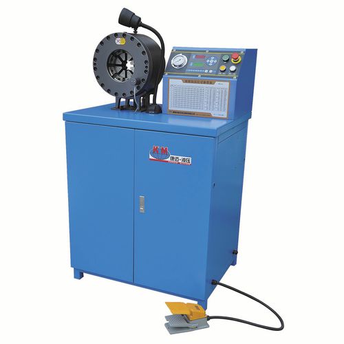Schlauchpresse - KM-91C-6D - Handanshi Kangmai Hydraulic Equipment Co. Ltd. - automatisch / hydraulisch / mit großem Fassungsvermögen