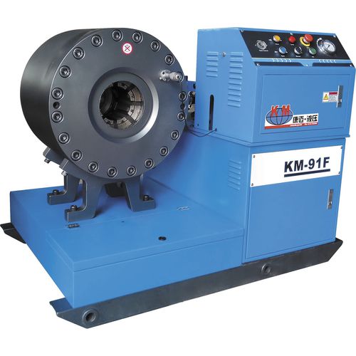 Crimpmaschine für Draht - KM-91F-440 - Handanshi Kangmai Hydraulic Equipment Co. Ltd. - für Schläuche / automatisch / hydraulisch
