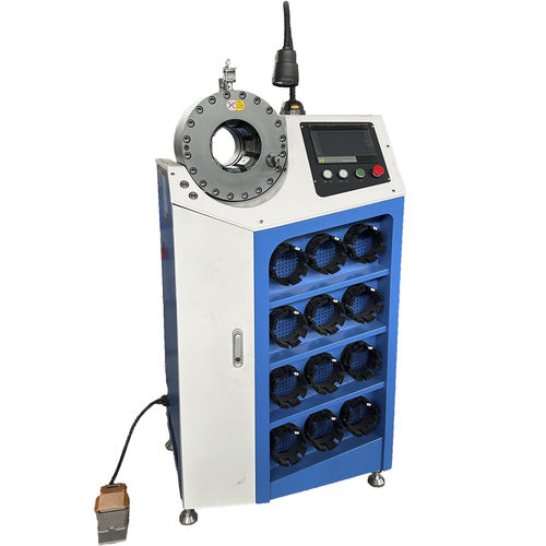 Schlauchpresse - KM-91C9 - Handanshi Kangmai Hydraulic Equipment Co. Ltd. - für Draht / für Winkelverschraubungen / für Kabelschuh