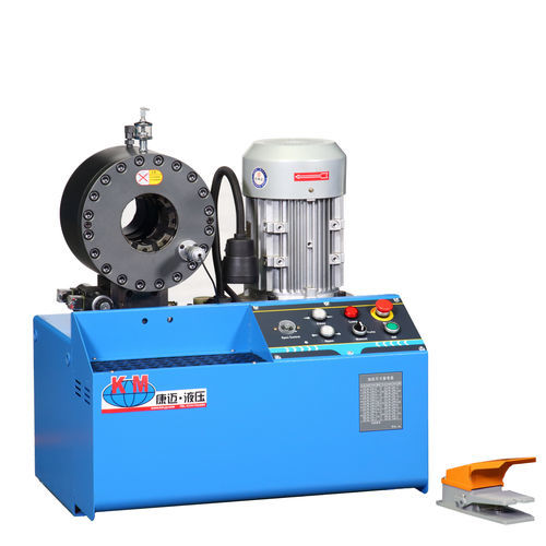 Schlauchpresse - KM-91Z3 - Handanshi Kangmai Hydraulic Equipment Co. Ltd. - halbautomatisch / hydraulisch / PLC-gesteuert