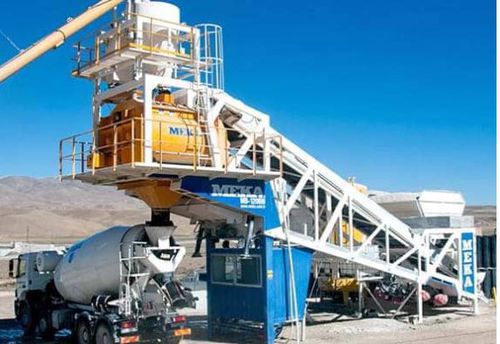 Festinstallierte Betonmischanlage - C120 - MEKA Crushing Screening and Concrete Batching Technologies - kompakt / kontinuierlich