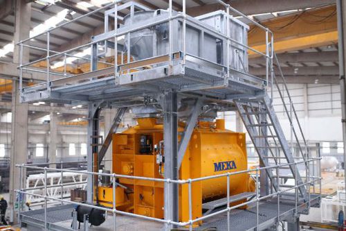 Festinstallierte Betonmischanlage - K140 - MEKA Crushing Screening and Concrete Batching Technologies - kompakt / kontinuierlich