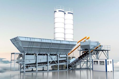 Festinstallierte Betonmischanlage - MB-100/200D - MEKA Crushing Screening and Concrete Batching Technologies - kompakt
