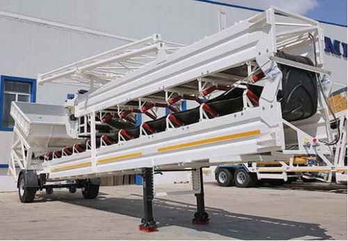 Bandförderer - MEKA Crushing Screening and Concrete Batching Technologies - schräg / Transport / Förderung