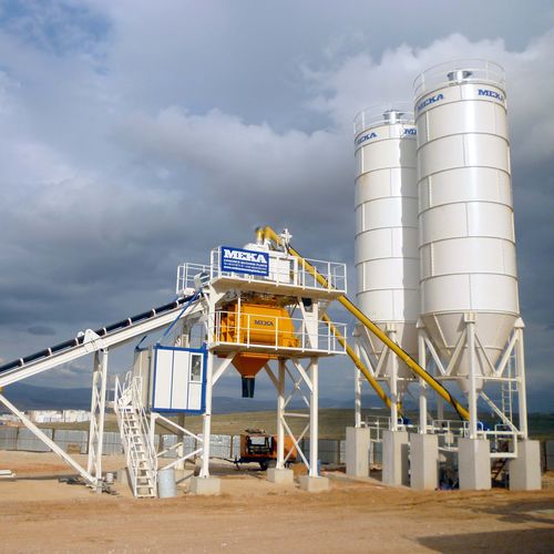 Festinstallierte Betonmischanlage - C100 - MEKA Crushing Screening and Concrete Batching Technologies - kompakt / kontinuierlich