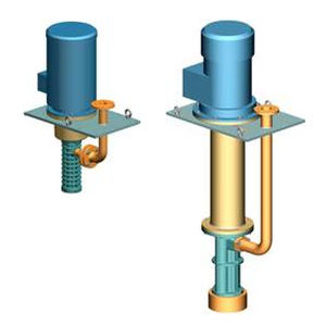 Dreispindelschraubenpumpe - ALLUB RUV series - ALLWEILER GmbH - Öl / elektrisch / halb eingetaucht