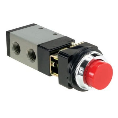 Pneumatik-Wegeventil / Schieber - MaxAir 1/4"  - ARO, Ingersoll Rand - pneumatisch gesteuert / Aluminium