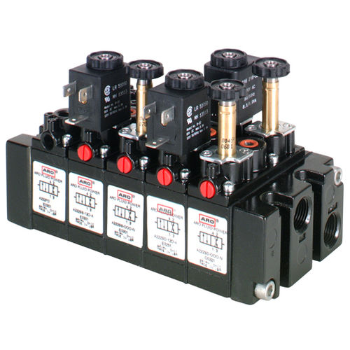 Pneumatik-Wegeventil / Schieber - Alpha series - ARO, Ingersoll Rand - magnetbetrieben / vorgesteuert / 4/2-Wege
