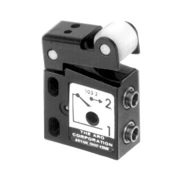 Pneumatik-Wegeventil / mit Klappe - 100 series - ARO, Ingersoll Rand - Rollen / 3-Wege
