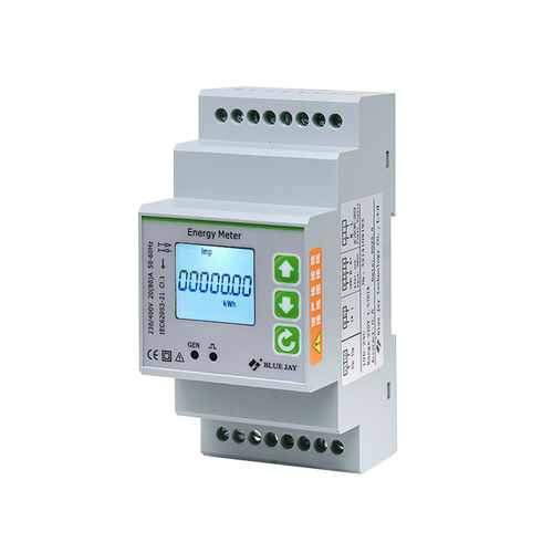 Einphasiger elektrischer Energiezähler - DEM-3M1C - Chongqing Blue Jay Technology Co. Ltd - für DIN-Schiene / RS-485 / Modbus
