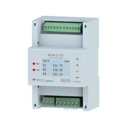 Einphasiger elektrischer Energiezähler - MCM211D - Chongqing Blue Jay Technology Co. Ltd - für DIN-Schiene / RS-485 / Modbus RTU