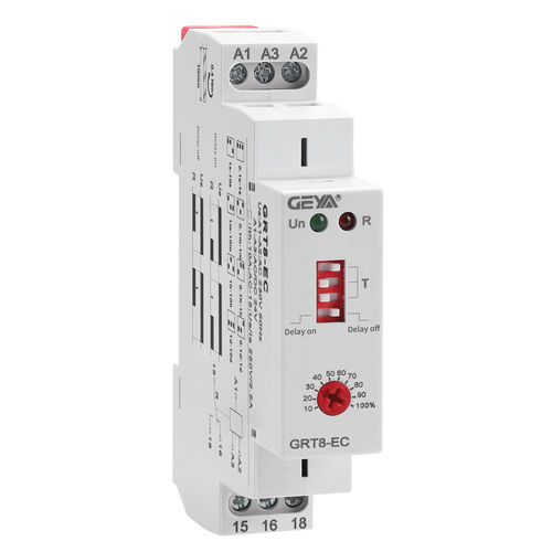 Einschaltverzögerungstimer - GRT8-EC - Zhejiang Geya Electrical Co., Ltd - Unzeitig / Hutschienen / für Beleuchtung