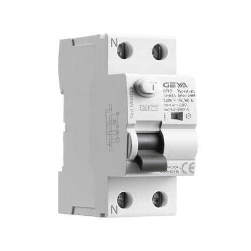 Thermisch-magnetischer Fehlerstromschutzschalter - GYL9 - Zhejiang Geya Electrical Co., Ltd - AC / DC / automatisch