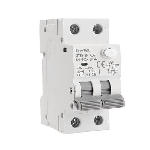 Fehlerstromschutzschalter für Überspannungsschutz - GYR9N - Zhejiang Geya Electrical Co., Ltd - thermisch-magnetischer / Kurzschluss / Überlast