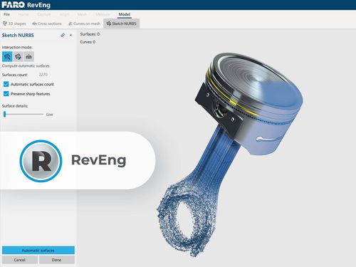 Engineering-Software - RevEng - FARO Technologies - CAD / Projektentwicklung / Qualität