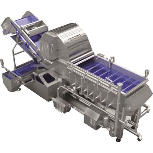 Obst-Waschanlage - LB - TECNOCEAM - für Gemüse / automatisch / Luft-Wasser