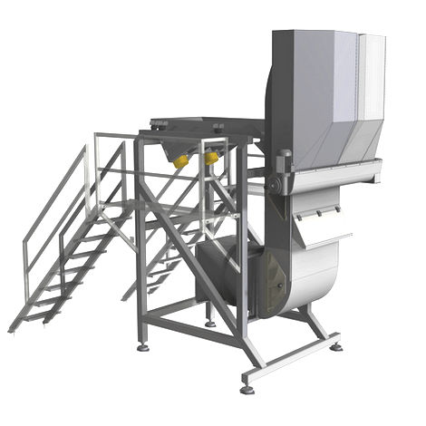 Lebensmittel-Waschanlage / Buschbohnen - AS-10B AirCleaner - POLLAK SALA - für Erbsen