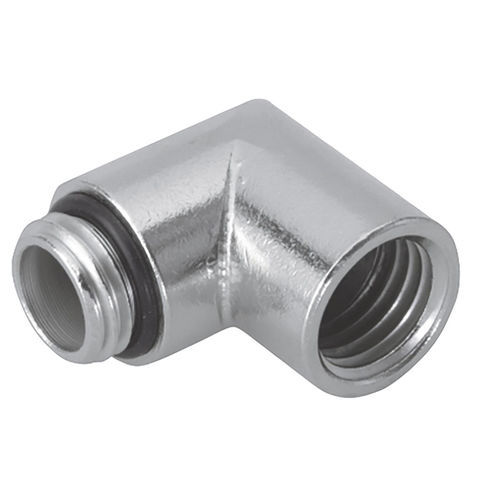 Kabelverschraubung / vernickeltes Messing - 5612 - AGRO - IP68 / IP54 / rechtwinkelig