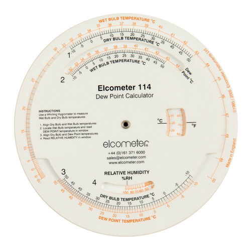 Tragbares Taupunktmessgerät - G114----2 - Elcometer