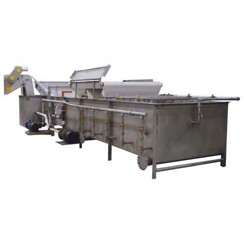 Apfelwaschanlage - Hughes Equipment - für Pfirsiche / für Pilze / für Tomaten